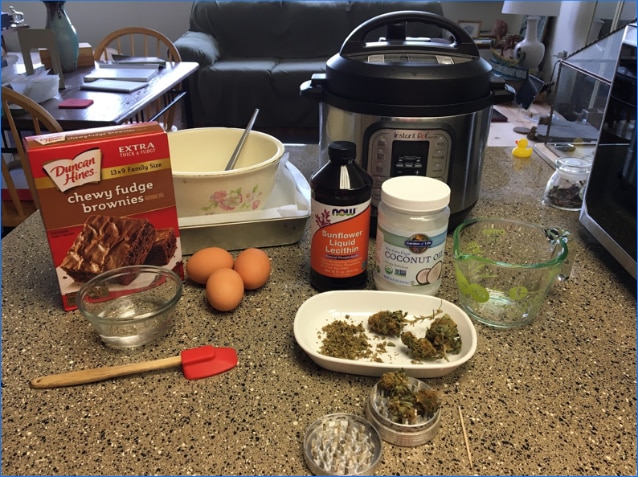 The arsenal for your perfect pot brownies