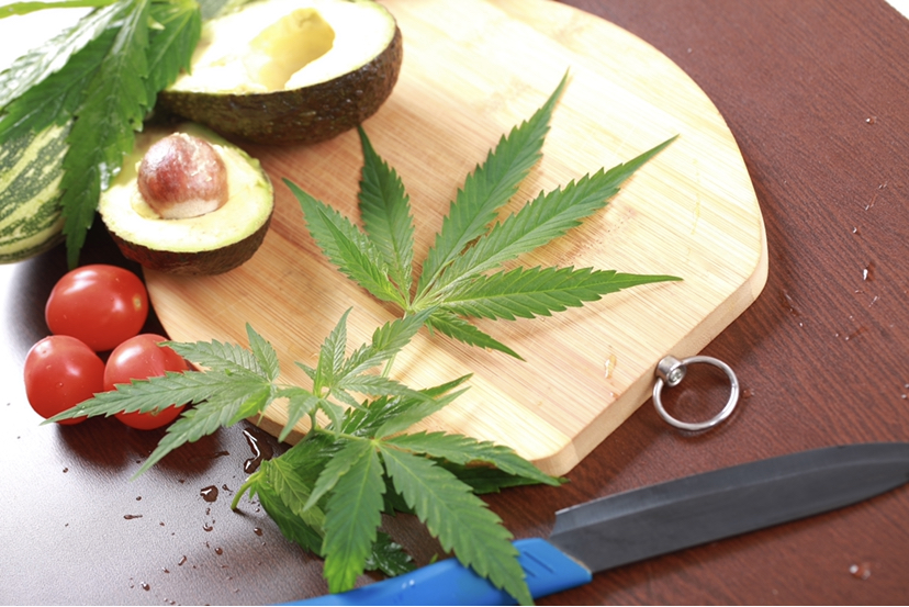 Cannabis can help stimulate a person's appetite.