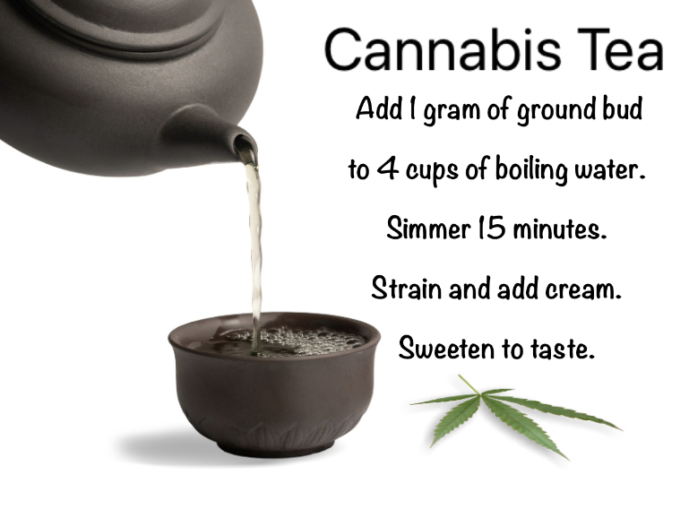 A quick cannabis tea can provide cannabinoid acids without decarbing your plant material.