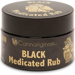 Black Medicated Rub Traveler [5ml] (20mg CBD/10mg THC)