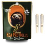 Koa Doubles – Live-Resin Infused Pre-Rolls .7g (2pk) – Cinnamon Milk x Wedding Cake (Hybrid)